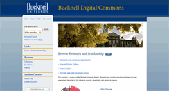 Desktop Screenshot of digitalcommons.bucknell.edu